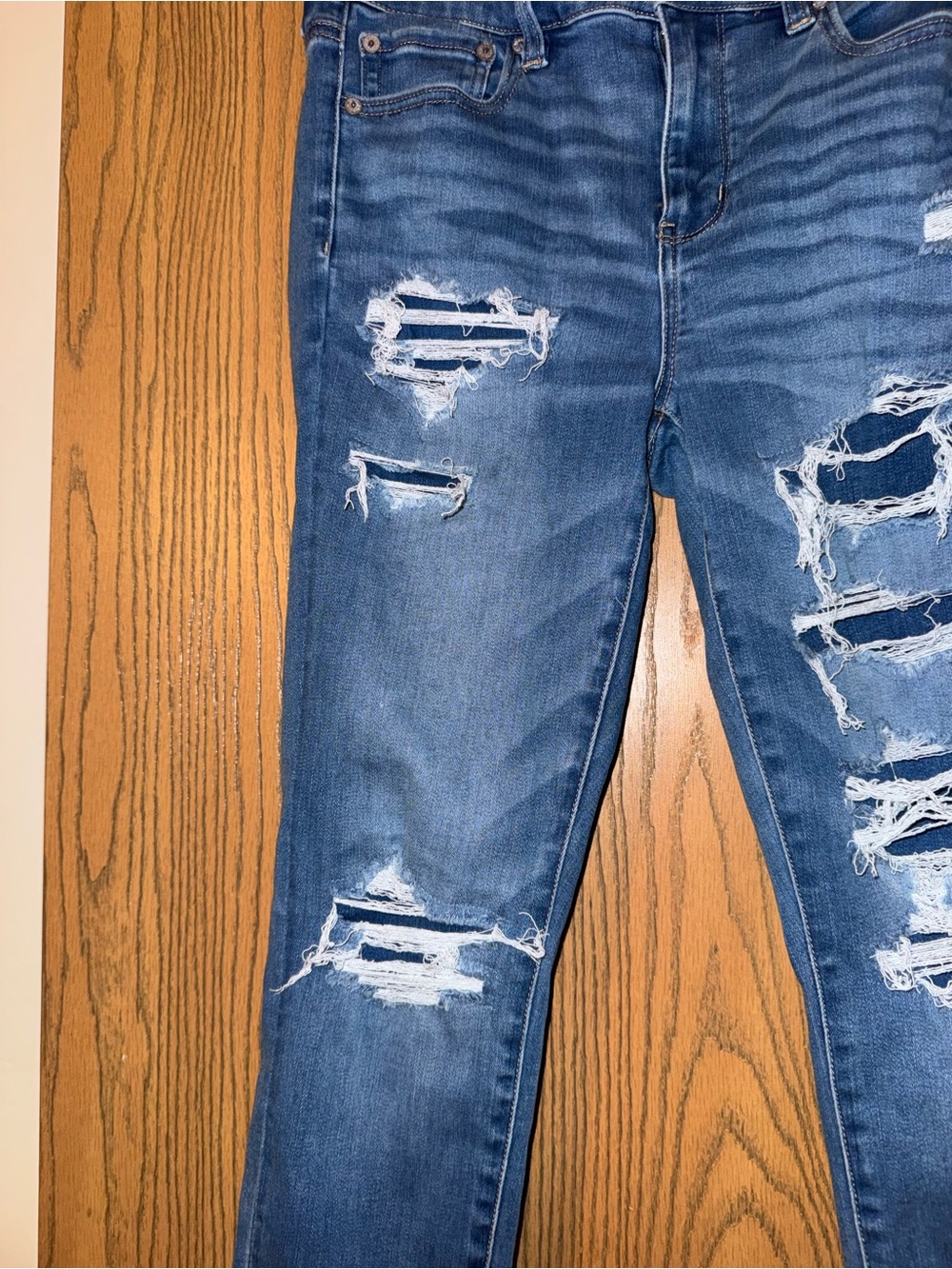 High Rise Distressed Skinny Jean - Picture 3 of 8